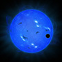 Blue Light Observations Indicate Water-Rich Atmosphere of a Super-Earth