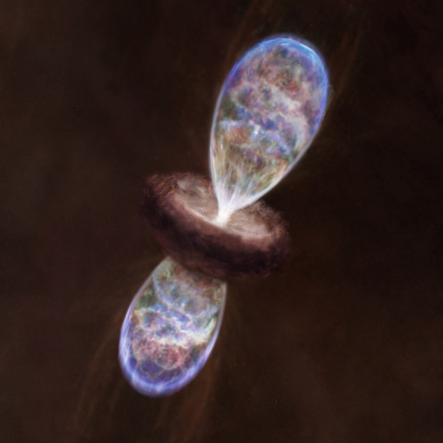 ALMA Discovers Large “Hot” Cocoon around a Small Baby Star