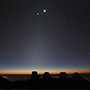 Close Planetary Encounter Seen above Mauna Kea