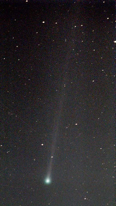 2026年4月8日に東京都多摩市で撮影したパンスターズ彗星（C/2025 R3）