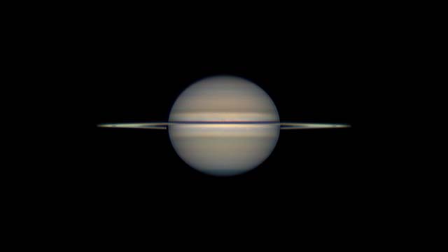 見頃を迎えた土星に月が接近（2026年10月）