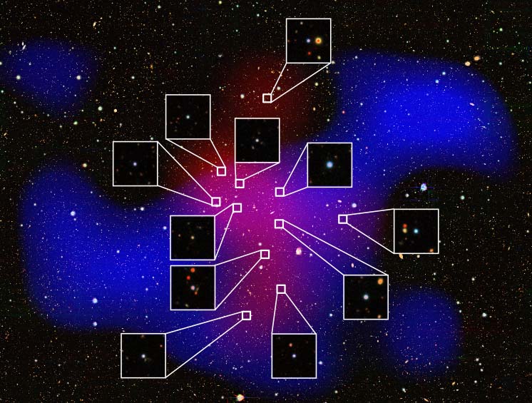 宇宙最大級の超巨大ブラックホールの集団を発見―宇宙の物質分布に新たな謎を投げかける