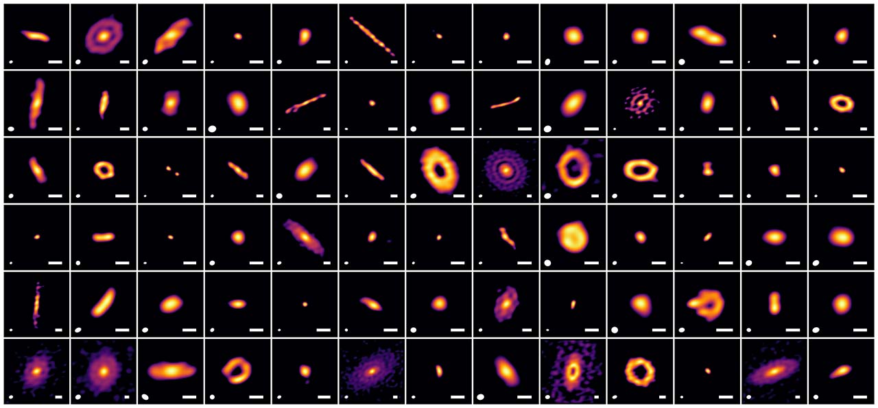 新たな画像作成法が明らかにした原始惑星系円盤の構造の進化過程