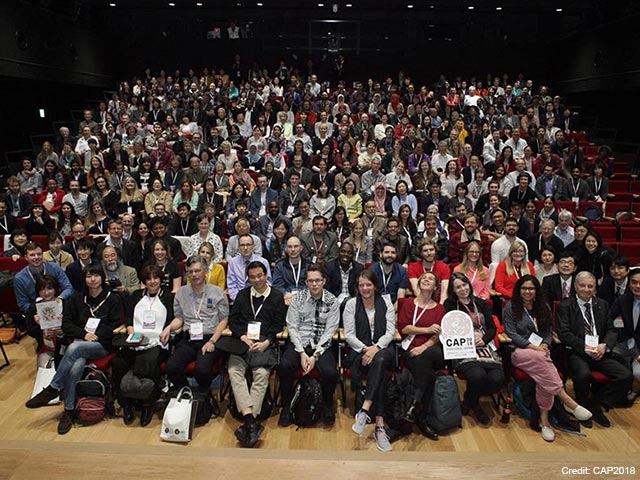 The official group photo for the conference captured the diversity and enthusiasm of the 446 participants who attended CAP2018.