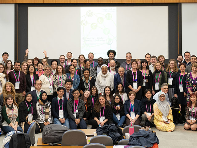 The group photo for the symposium