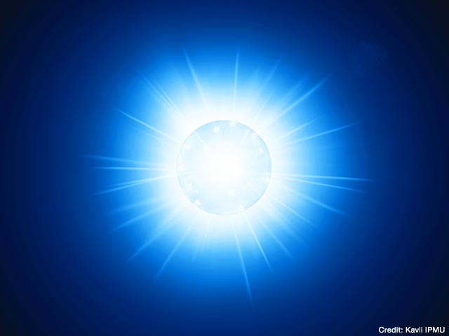 Artist's impression of a shock breakout