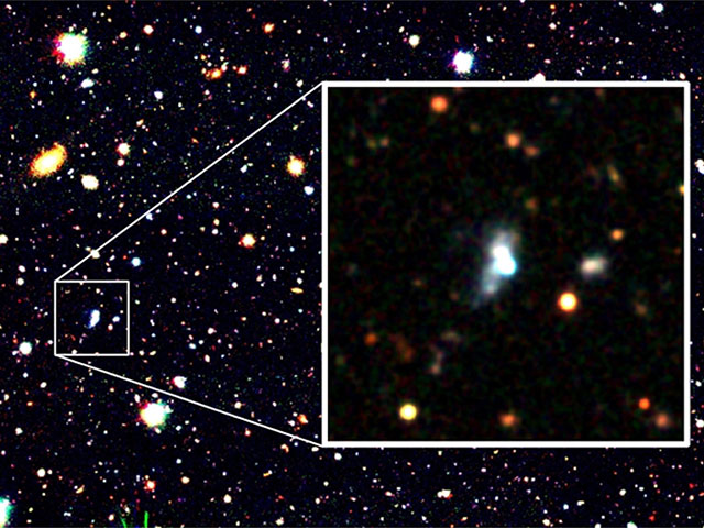 Image of HSC J1631+4426 discovered by the international team with the Subaru Telescope