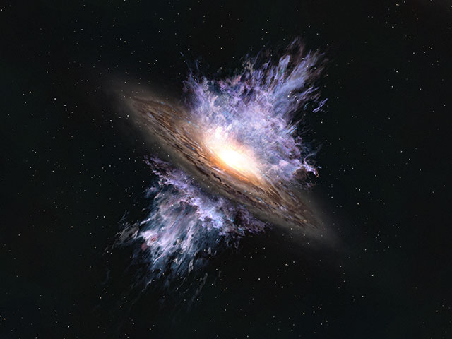 Alma Discovers Earliest Gigantic Black Hole Storm Naoj National Astronomical Observatory Of Japan English