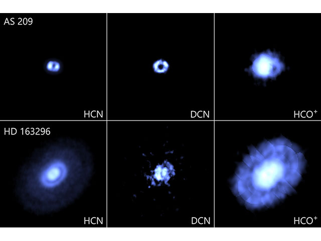ALMA images of the protoplanetary disks around young stars AS 209 and HD 163296