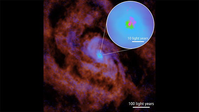  The central region of the Circinus Galaxy observed with ALMA. 