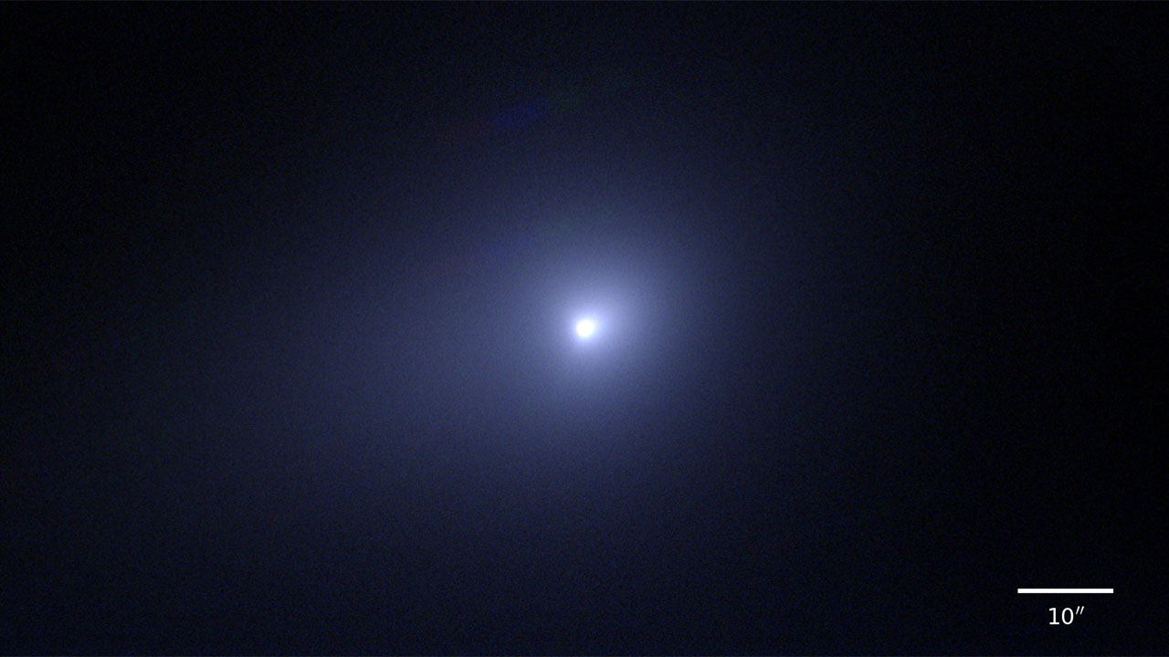 Interstellar comet 3I/ATLAS (C/2025 N1) captured by the Subaru Telescope on December 13, 2025 (Hawaii-Aleutian Standard Time).
