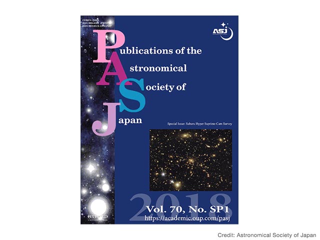 Front cover of the special issue of Publications of the Astronomical Society of Japan
