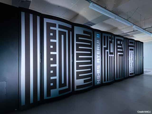 The supercomputer for astronomy “ATERUI II”.