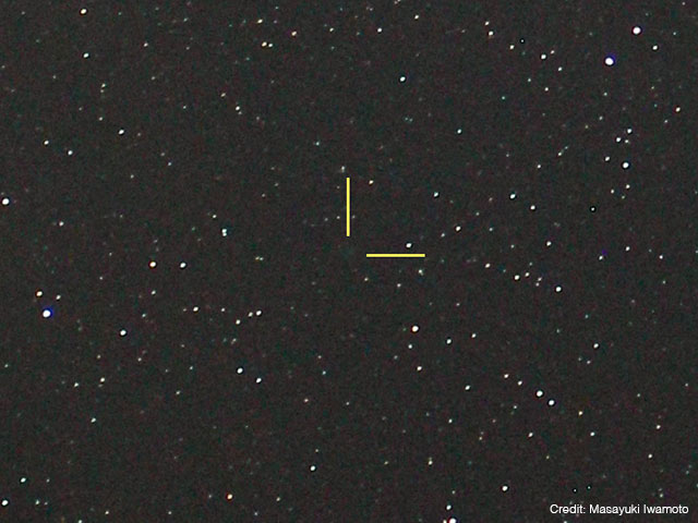 figure: Discovery image taken by Masayuki Iwamoto on 5h 39m JST, Jan. 9, 2020. 