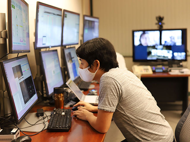 A scene of the observations conducted on June 19, 2020 (Hawaii time)