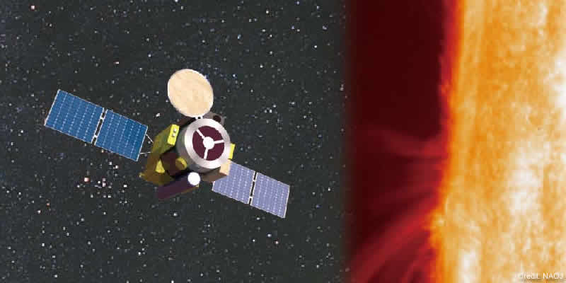 SOLAR-C satellite in orbit (an artist's illustration)